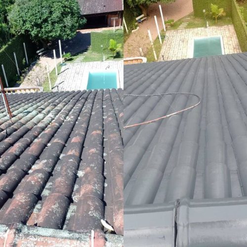 pintura de telhado; limpeza de telhado;