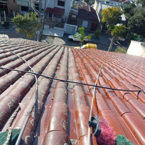 pintura de telhado; limpeza de telhado;